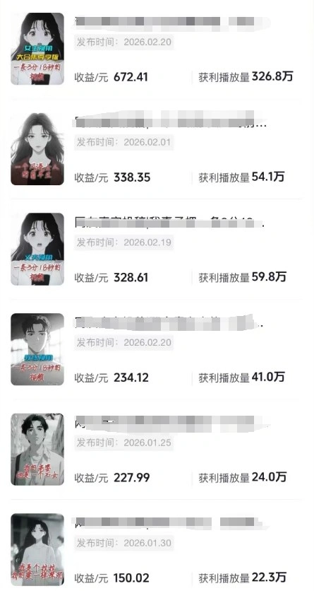 抖音某博主的AI情感故事第一人称解说视频教学，条条爆款，撸创作伙伴计划收益