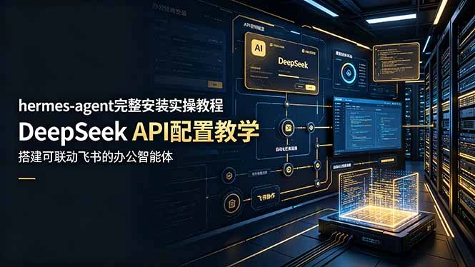hermes-agent完整安装实操教程，DeepSeek API配置教学，搭建可联动飞书的办公智能体-科技美南博客