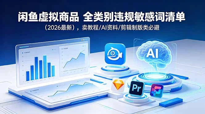 闲鱼虚拟商品 全类别违规敏感词清单(2026最新-科技美南博客