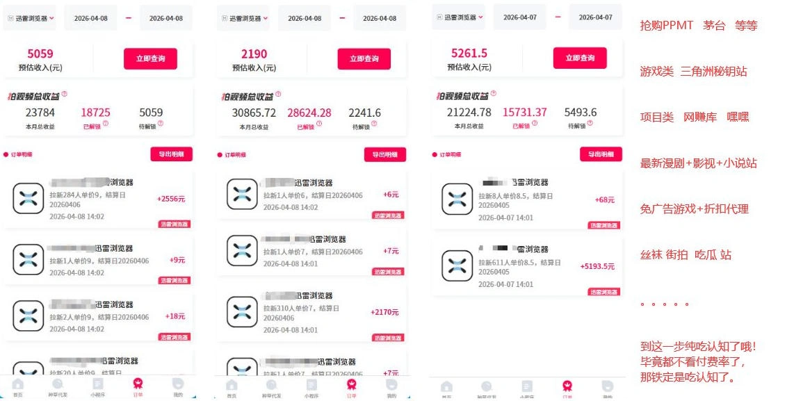 迅雷浏览器项目2.0_拆个大佬周1W的打法