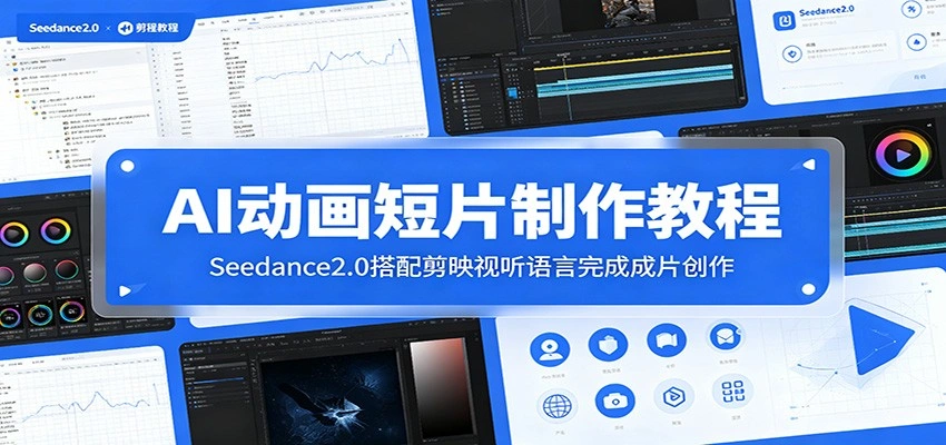 AI动画短片制作教程：Seedance2.0搭配剪映视听语言完成成片创作-科技美南博客