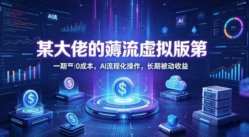 某大佬的薅流虚拟版第一期丨0成本，AI流程化操作，长期被动收益-科技美南博客