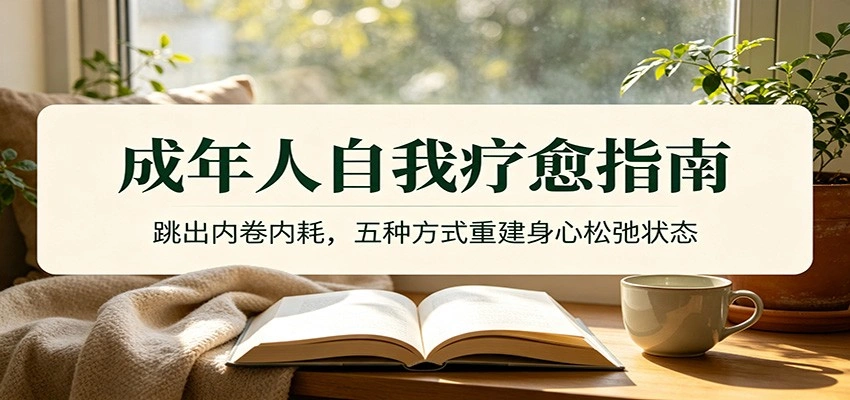 成年人自我疗愈指南:跳出内卷内耗,五种方式重建身心松弛状态-科技美南博客