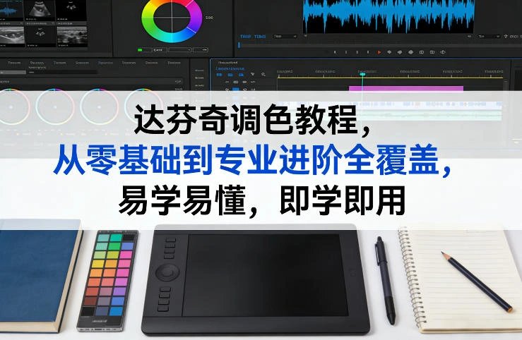 达芬奇调色教程，从零基础到专业进阶全覆盖，易学易懂，即学即用-科技美南博客