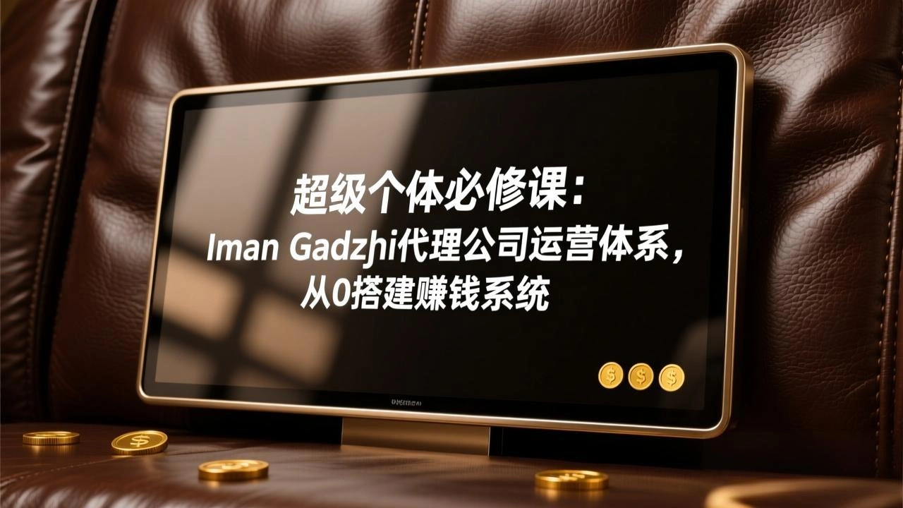 超级个体必修课：Iman Gadzhi代理公司运营体系，从0搭建赚钱系统-科技美南博客