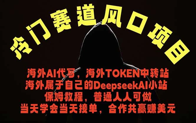 冷门赛道风口项目 海外AI代写！0成本运作完全免费！当天注册当天接单，接单接到手抽筋，无脑…-科技美南博客