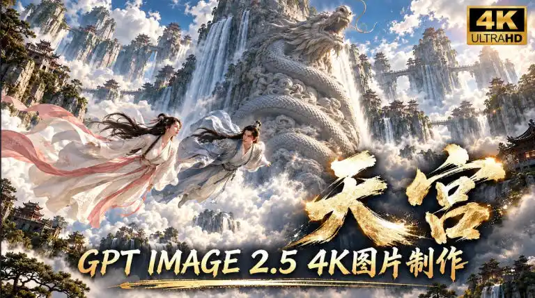 GPT Image 2.5实测!4K到底多清楚?皮肤、手指、修图与天宫场景全面测试-科技美南博客