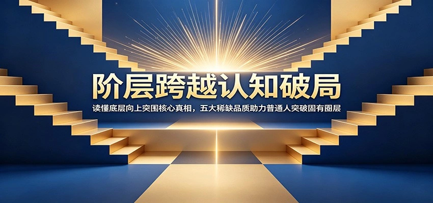 阶层跨越认知破局：读懂底层向上突围核心真相，五大稀缺品质助力普通人突破固有圈层-科技美南博客