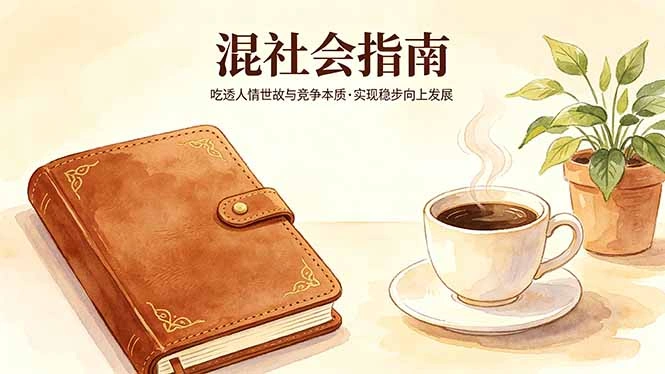 付费文章：混社会指南，吃透人情世故与竞争本质，实现稳步向上发展-科技美南博客