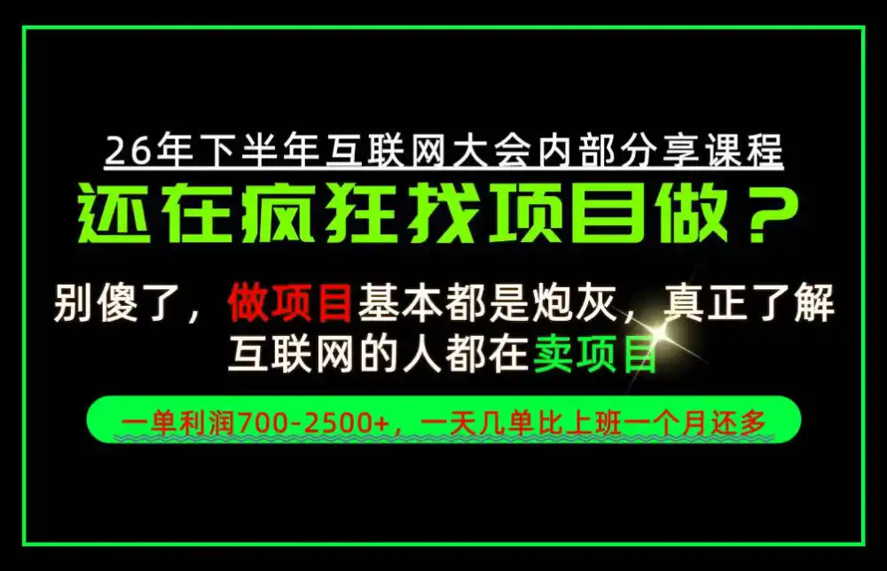 请不要再疯狂的找项目了！卖项目一单700-2.5k+不香吗？当天上手，当天变现！【揭秘】-科技美南博客