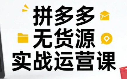 子枫老师·拼多多无货源实战运营课(更新12月)-科技美南博客