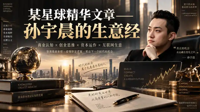 某星球精华文章——孙宇晨的生意经-科技美南博客